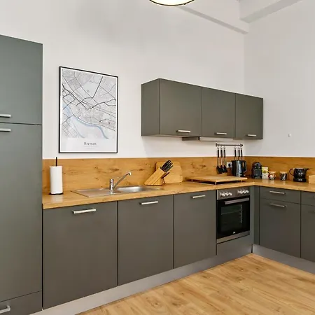 Apartment Mel&bens Loft-appartements Terrasse Weserstadion Bremen